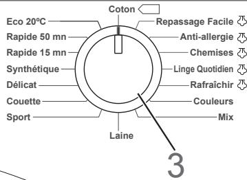 PANASONIC NA-140VS4WFR - Préparation du lavage - 2