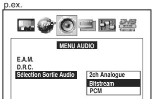 TOSHIBA SD P90 DT NOIR - Appuyez sur / pour selectionner le réglage à modifier, puis appuyez sur  . - 2