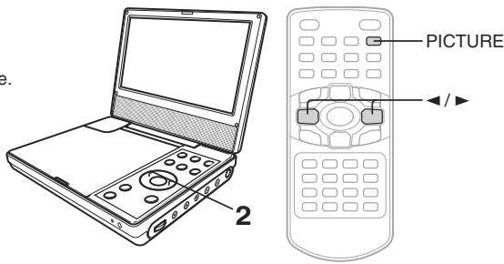 TOSHIBA SD P90 DT NOIR - Réglage de l'image - 1