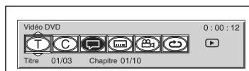 TOSHIBA SD P90 DT NOIR - Appuyez sur DISPLAY tout en appuyant sur SHIFT pendant la lecture. - 2