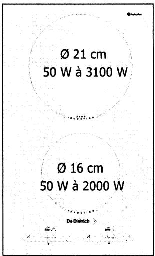 DE DIETRICH DTI 304 BE1 - Utilisez votre table en toute simplicité - 1