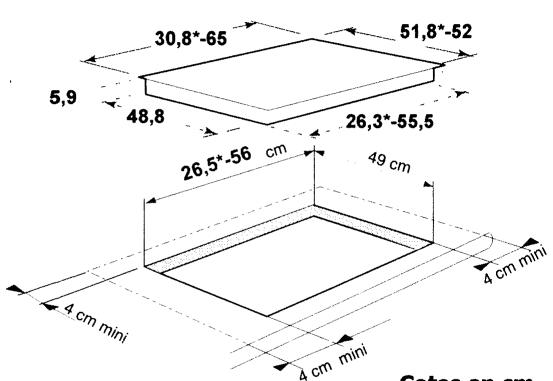 DE DIETRICH DTI 304 BE1 - Encastrement - 1