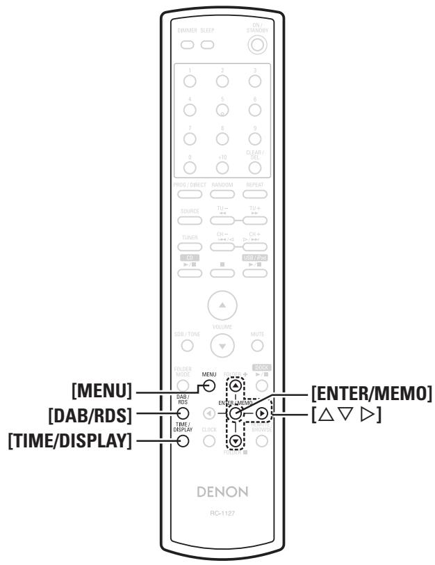 DENON D-M38 - Symboles utilisés pour indiquer les touches dans ce manuel - 1