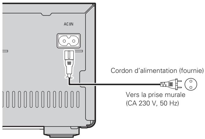 DENON D-M38 - Montage de l'antenne cadre AM - 4