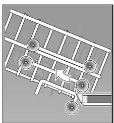 GAGGENEAU DF 241-161 - Panier à vaisselle supérieur avec des paires de roulettes en haut et en bas - 1