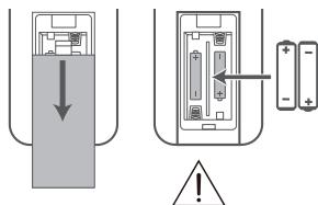 HISENSE BARRE DE SON AX5100G - Replace the Remote Control Battery - 1