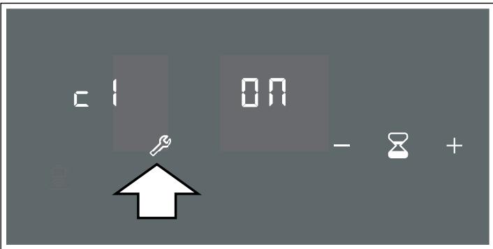 GAGGENAU VI422113 - Effleurez de nouveau le symbole pour appeler les réglages de base. - 1