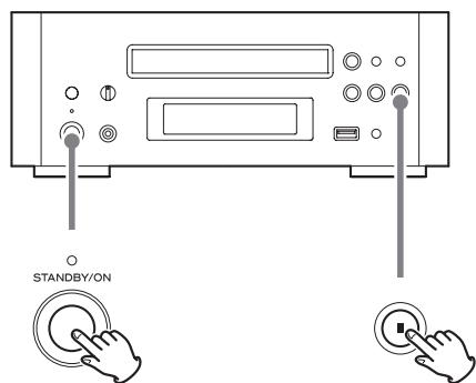 TEAC CD-H750 S - Rappel des réglages d'usine - 1