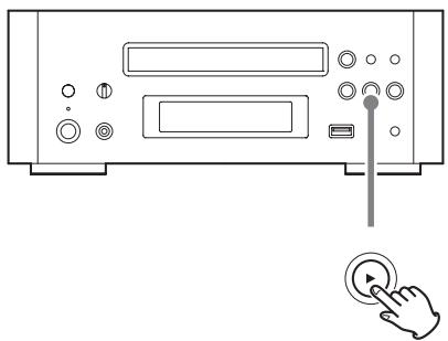 TEAC CD-H750 S - Appuyez sur la touche lecture () pour lancer la lecture. - 1