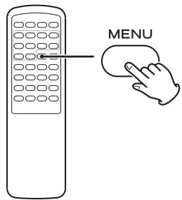 TEAC CD-H750 S - Pour returner au menu précédent - 1