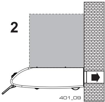ARTHUR MARTIN AFT 940 B - Utilisation en version évacuation (l'air aspiré est conveyé à l'extérieur de la piece) - 1