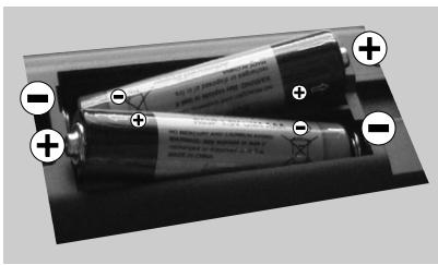 WINDSOR WD40265DLED16 - Insertion des piles dans la télécommande - 1