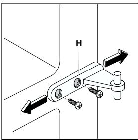 ARTHUR MARTIN ARA 3339 - Pour changer le sens d'ouverture des portes - 2