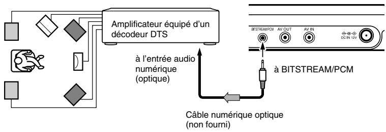 TOKA SD-P1705 - Branchement d'un amplificateur équipé d'un décodeur DTS - 1