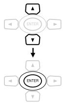TOKA SD-P1705 - Appuyez sur / pour selectionner le réglage à modifier, puis appuyez sur ENTER. - 1