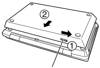 TOKA SD-P1705 - Retrait de la batterie - 1