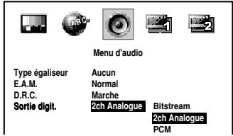 TOKA SD-P1705 - Appuyez sur / pour selectionner le réglage à modifier, puis appuyez sur ENTER. - 2