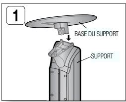 SAMSUNG HT-TZ222 - Installer une enceinte sur son pied - 1