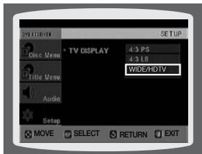 SAMSUNG HT-TZ222 - Configuration du type de l'écran du téléviseur - 2