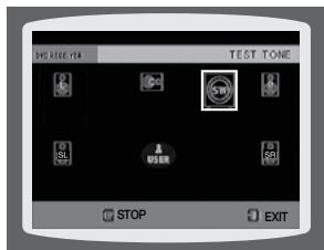 SAMSUNG HT-TZ222 - Configuration du TEST de tonalite - 2