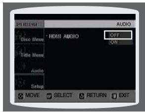 SAMSUNG HT-TZ222 - Paramétrage de l'interface HDMI AUDIO - 2