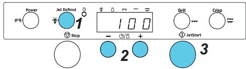 WHIRLPOOL AMW480INOX - FUNCTION JET DEFROST - 1