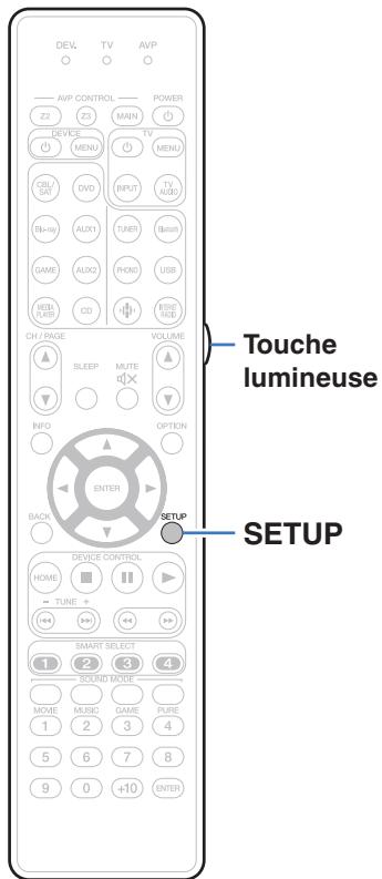 MARANTZ AV7704/N1B - Réglage du rétro-éclairage - 1