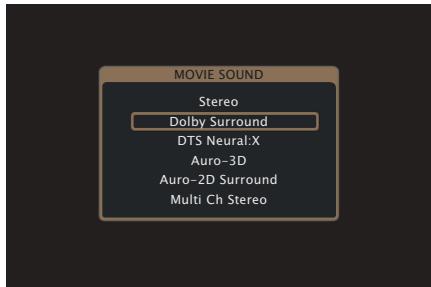MARANTZ AV7704/N1B - Passage au mode audio - 1