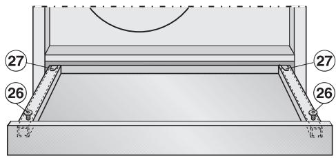 MIELE DGL5664.3INOX - Pour enlever la tablette extractible, procédez comme suit : - 1