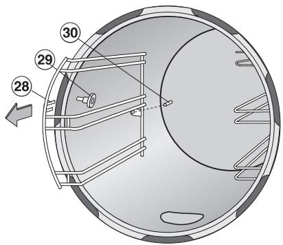 MIELE DGL5664.3INOX - Pour démonter les supports-grilles, procéder comme suit : - 1