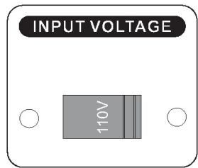 BC ACOUSTIQUE EX 712.2 - ⑧ INPUT VOLTAGE - 2