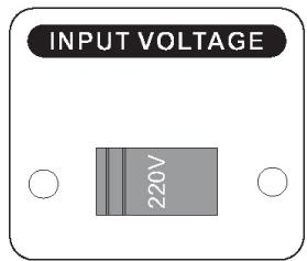 BC ACOUSTIQUE EX 712.2 - ⑧ INPUT VOLTAGE - 1