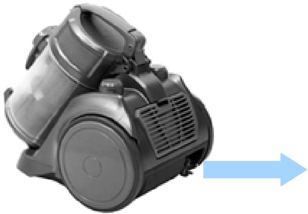 HARPER CLEAN MASTER V2 SILVER - Utilisation et rembobinage du cordon d'alimentation - 1