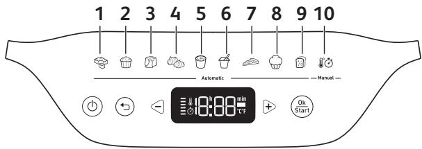TEFAL KD8501 - Przegląd programów - 1