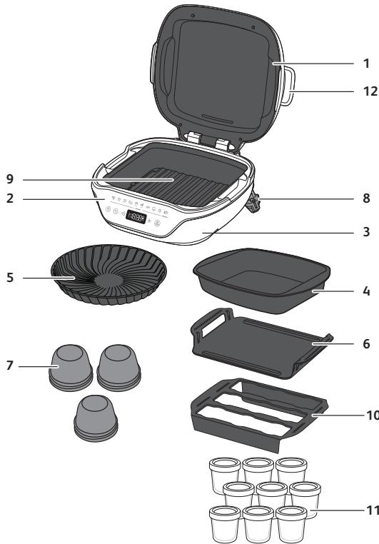 TEFAL KD8501 - TURINYS - 1