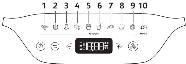 TEFAL KD8501 - Programu apzvalga - 1