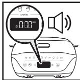 TEFAL KD8501 - Programos užbaigimas (automatis arba neautomatis) - 1