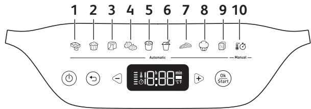 TEFAL KD8501 - Présentation des programmes - 1