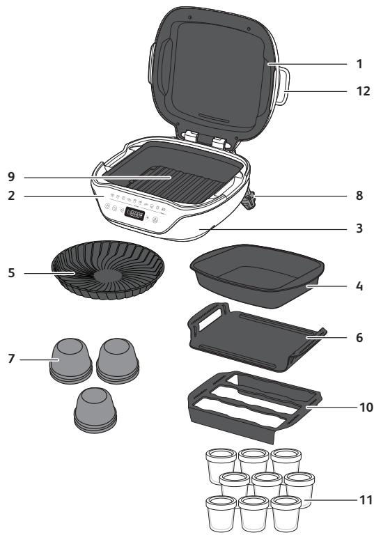 TEFAL KD8501 - INHALTSVERZEICHNIS - 1