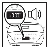 TEFAL KD8501 - Ending a program (automatic or manual) - 1