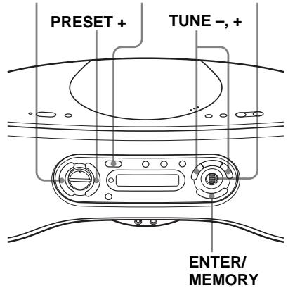SONY ZS-SN10 - Présélection des stations de radio - 1