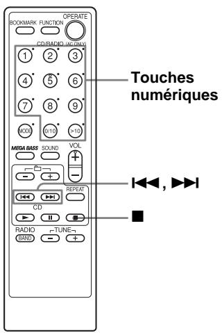 SONY ZS-SN10 - Localisation d'une piste spécifique - 1