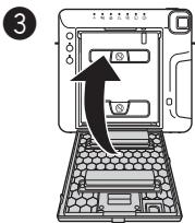 FUJIFILM SQ6 - Loading the instax SQUARE Film Pack (Continued) - 1