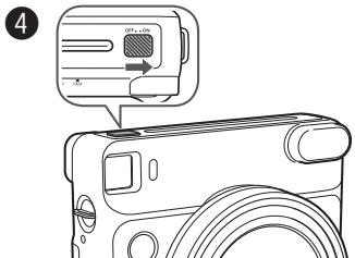 FUJIFILM SQ6 - Loading the instax SQUARE Film Pack (Continued) - 2