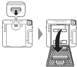 FUJIFILM SQ6 - Unloading a Used instax SQUARE Film Pack - 1