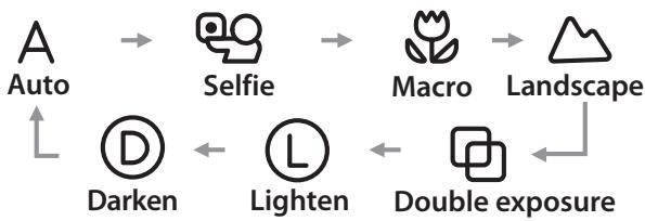 FUJIFILM SQ6 - Selecting a Shooting Mode - 2