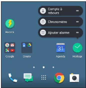 HTC U1164G0 - Raccourcis de l'appli - 1
