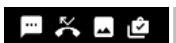 HTC U1164G0 - Panneau Notifications - 1
