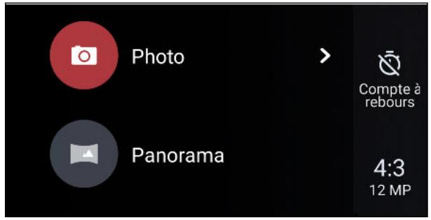 HTC U1164G0 - Paramètres du mode de capture - 1