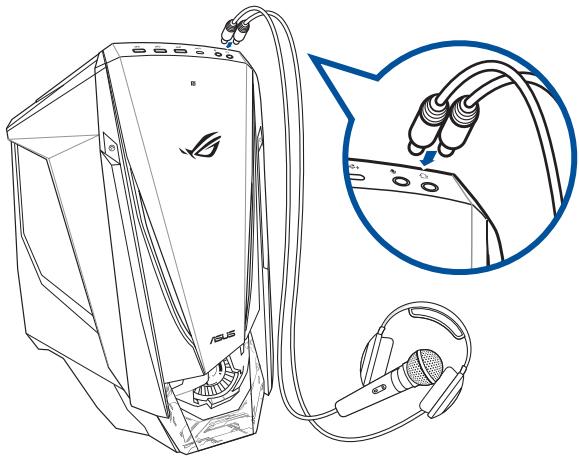 ASUS GT51CA-FROO8T4217438 - Connector un casque audio ou un micro - 1